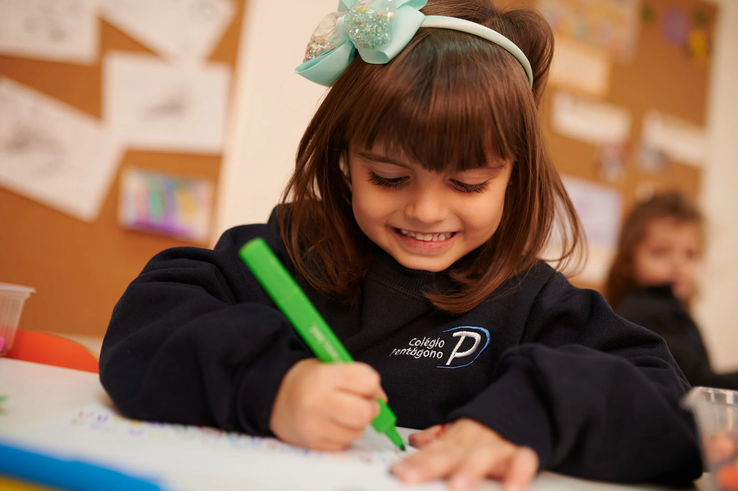 Aula de Inglês na Educação Infantil do Colégio Pentágono