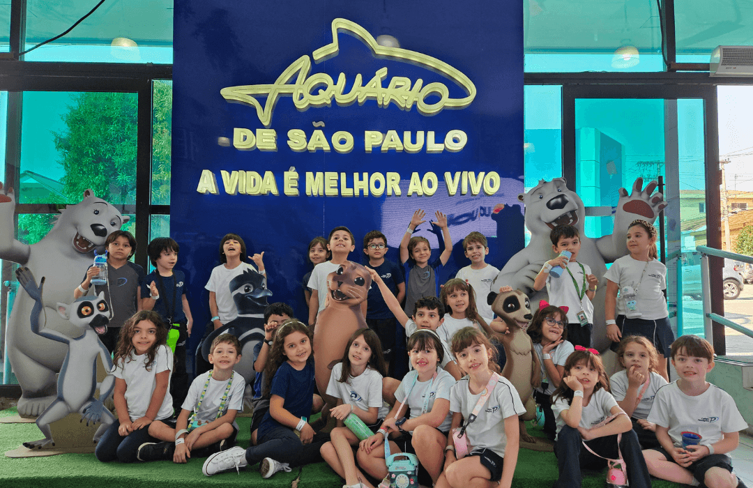 Alunos do Colégio Pentágono em Saída Pedagógica para o Aquário de São Paulo